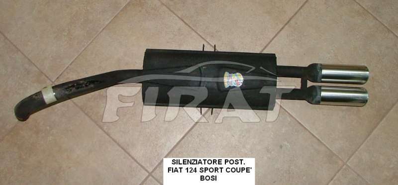 MARMITTA TERMINALE FIAT 124 SPORT COUPE'